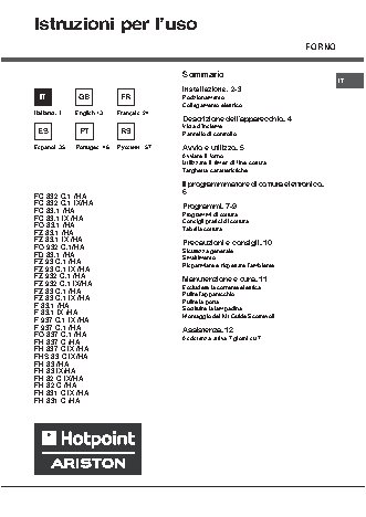 HOTPOINT-ARISTON FH 82 C IX HA