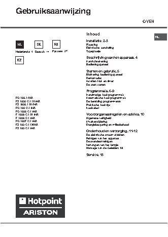 HOTPOINT-ARISTON FQ 1037 C.1 (GR) HA