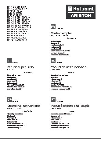 HOTPOINT-ARISTON HNP 6.5 S CD X/HA