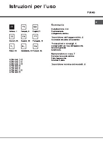 HOTPOINT-ARISTON KRM 641 DX