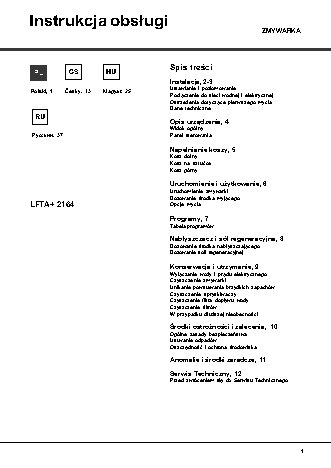 HOTPOINT-ARISTON LFTA+ 2164 A