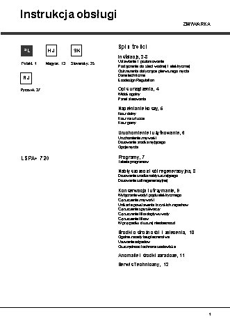 HOTPOINT-ARISTON LSPA+ 720 AX