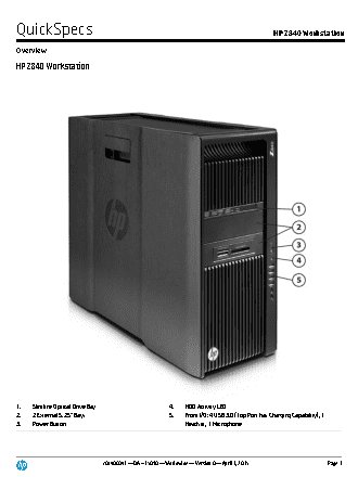 HP Z840 E5-2620v3, 16GB DDR4-2133 (2x8GB), 1TB SATA 7200 HDD (G1X56EA)
