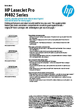 HP LaserJet Pro M402n