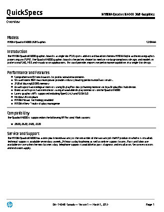 HP NVIDIA Quadro K4000 (C2J94AA)