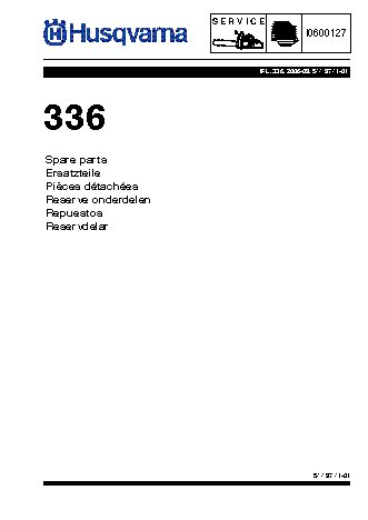 HUSQVARNA 336 (2006) parts