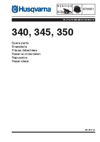 HUSQVARNA 340 (2007) parts