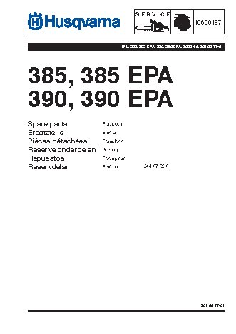 HUSQVARNA 385 (2006) parts