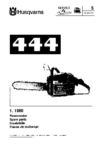 HUSQVARNA 444 (1980) parts