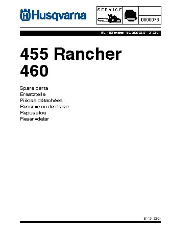 HUSQVARNA 460 (2006) parts