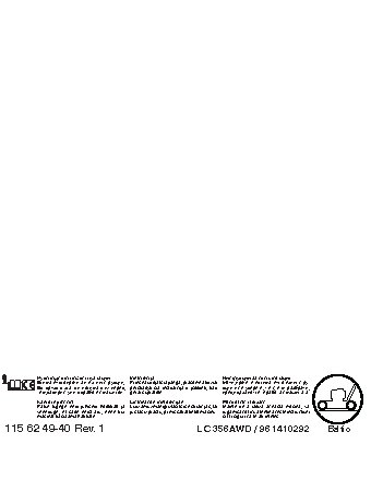 HUSQVARNA LC 356 AWD