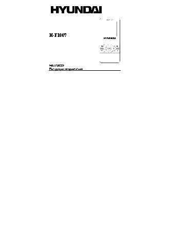 HYUNDAI H-F1007