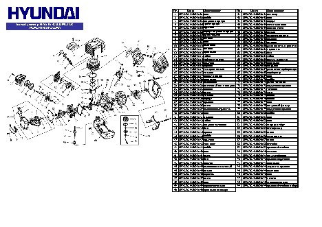 HYUNDAI HY/GTG 4300D MOTOR