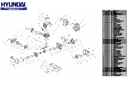 HYUNDAI HY/GTG 43-3 MOTOR