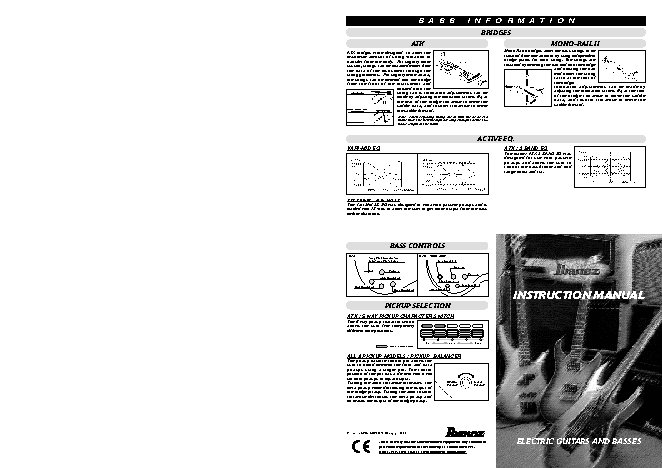 IBANEZ Electric Guitars & Basses (2000)