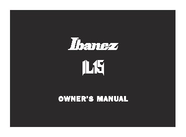 IBANEZ IL15