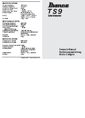 IBANEZ TS9