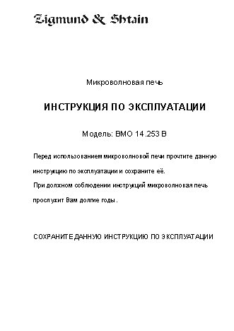 ZIGMUND SHTAIN BMO 14.253 B