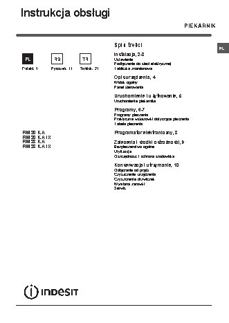 INDESIT FIM 20 K.A (BK)
