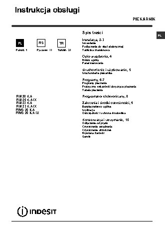 INDESIT FIMS 20 K.A IX