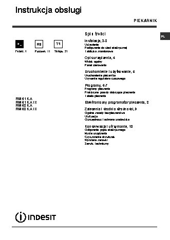 INDESIT FIM 61 K.A IX