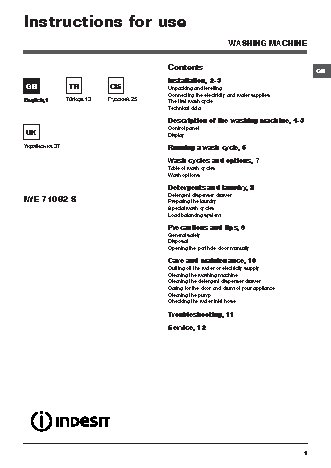 INDESIT IWE 71082 S (ECO)