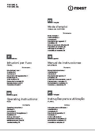 INDESIT PIM 640 AS (BK)