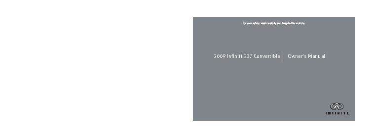 INFINITI G37 Convertible (2009)