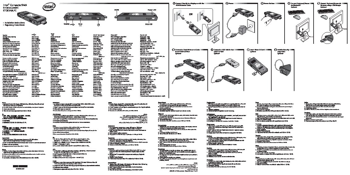 INTEL Compute Stick STCK1A32WFCL Windows 10
