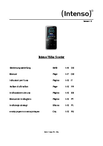 INTENSO Video Scooter 1, 8