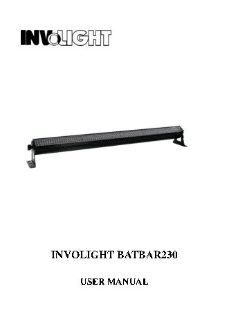 INVOLIGHT BATBAR230