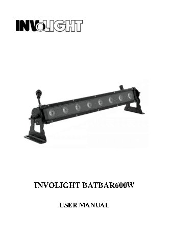 INVOLIGHT BATBAR600W