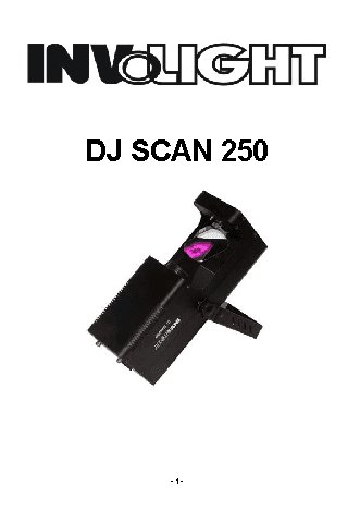 INVOLIGHT DJSCAN250