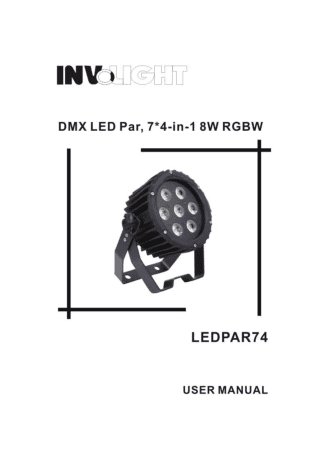INVOLIGHT LEDPAR74