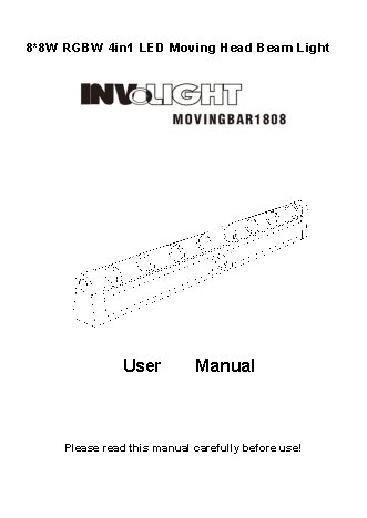 INVOLIGHT MOVINGBAR1808