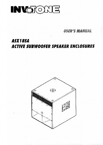 INVOTONE ASX18SA