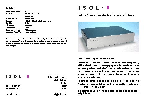 ISOL-8 Cleanline 2