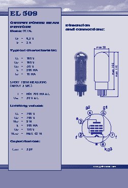 JJ ELECTRONIC EL509 (matched)