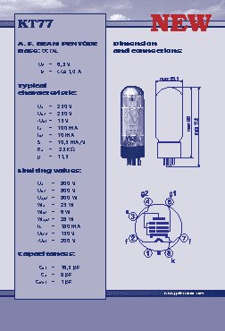 JJ ELECTRONIC KT77 (matched)