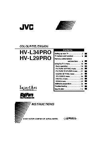 JVC HV-L34PRO