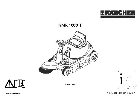 KARCHER KMR 1000 T