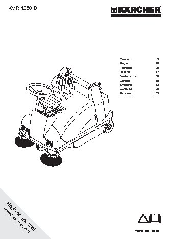 KARCHER KMR 1250 D KAT