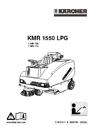 KARCHER KMR 1550 LPG