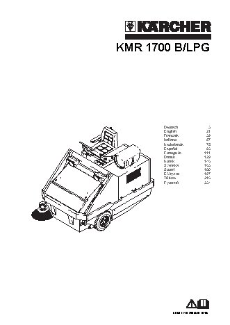 KARCHER KMR 1700 B/Lpg