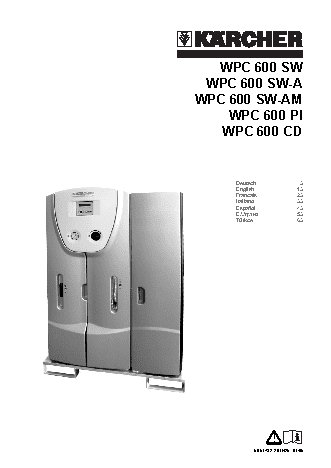 KARCHER WPC 600 CD