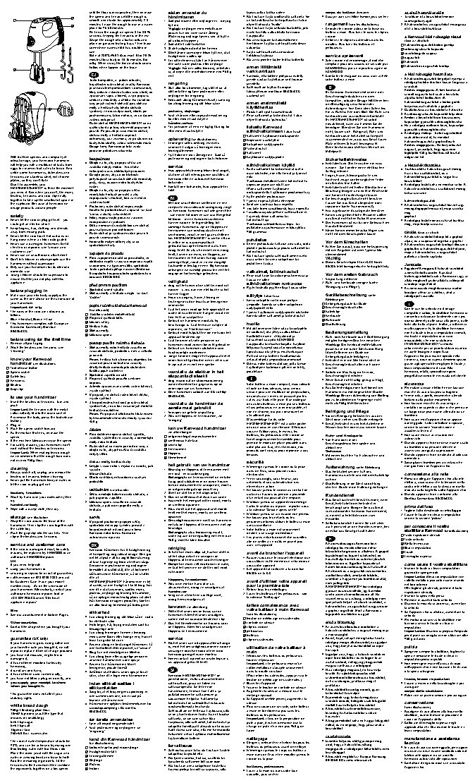 KENWOOD HM320 / HM326 / HM327