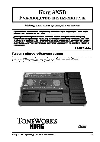 KORG AX5B