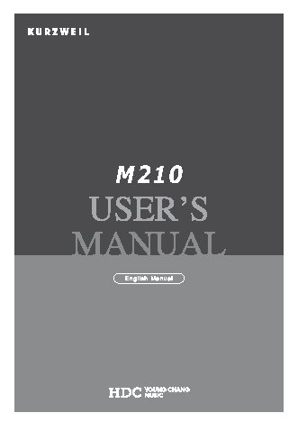 KURZWEIL M210 SR