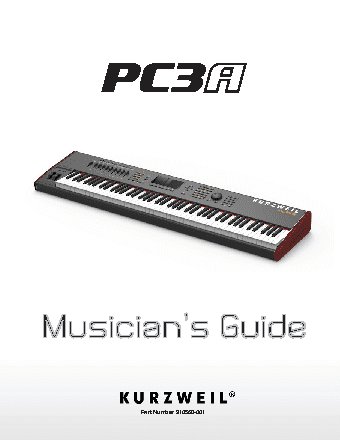 KURZWEIL PC3A8