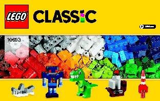 LEGO Classic 10693 Дополнение к набору для творчества – яркие цвета